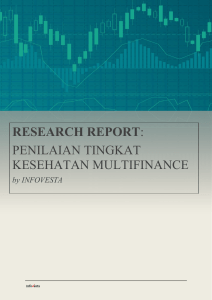 research report: penilaian tingkat kesehatan multifinance