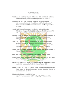 DAFTAR PUSTAKA Abdelkader, O. A. (2015). "Impacts of Perceived