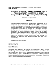 TIPOLOGI GEOMETRI: TELAAH BEBERAPA