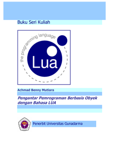 BUKU_LUA - Official Site of Achmad Benny Mutiara