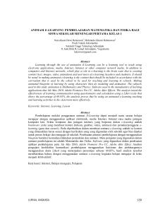 animasi e-learning pembelajaran matematika dan fisika bagi siswa