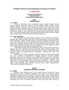 internet protocol dan pemrosesan datagram di internet