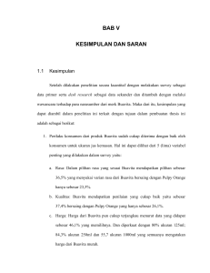 BAB V KESIMPULAN DAN SARAN