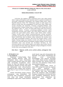 Jurnal Ilmu Hukum Legal Opinion Edisi 5, Volume 2