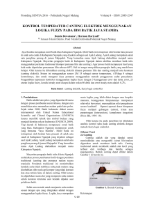 kontrol temperatur canting elektrik menggunakan