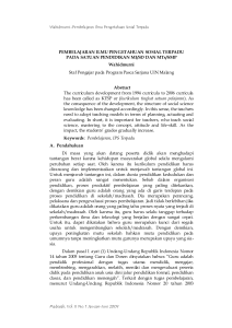 Langkah Pembelajaran Ilmu Pengetahuan Alam