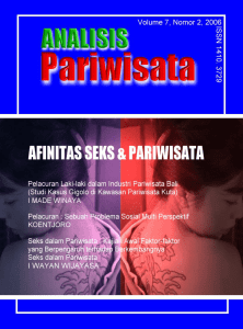 Analisis Pariwisata Vol. 7-No. 2-2006