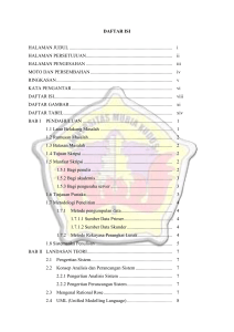 DAFTAR ISI HALAMAN JUDUL ........................................................