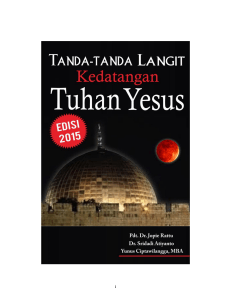 tanda-tanda langit kedatangan tuhan yesus