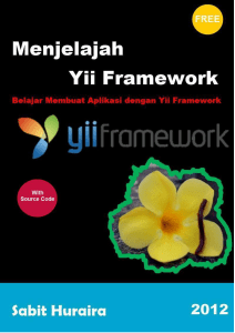 Menjelajahi Yii Framework