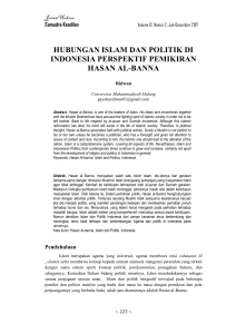 hubungan islam dan politik di indonesia - E