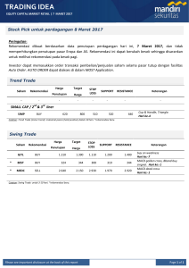 trading idea - Mandiri Sekuritas