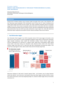 Economy Update BREXIT DAN PENGARUHNYA TERHADAP