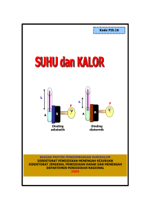 Suhu Dan Kalor - e-Learning Sekolah Menengah Kejuruan