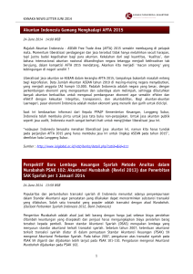 Akuntan Indonesia Gamang Menghadapi AFTA 2015 Perspektif