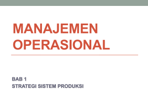 manajemen operasional - UIGM | Login Student
