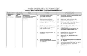 tupoksi dinas kelautan dan perikanan diy bidang bina usaha seksi