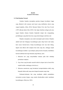 10 BAB II KAJIAN PUSTAKA 2.1 Pola Berjalan Normal