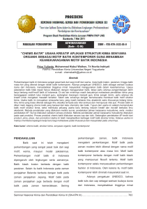 USAHA KREATIF APLIKASI STRUKTUR KIMIA