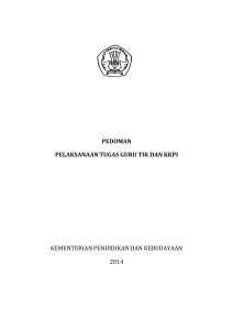 pedoman pelaksanaan tugas guru tik dan kkpi kementerian