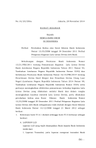 No.16/20/DSta Jakarta, 28 November 2014 SURAT EDARAN