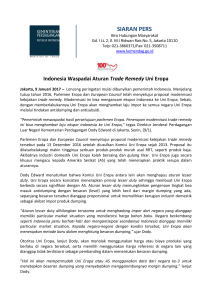 DownloadIndonesia Waspadai Aturan Trade Remedy