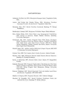 DAFTAR PUSTAKA Ambarwati, Sri Dewi Ari, 2010. Manajemen