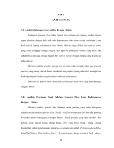 31 BAB 3 ANALISIS DATA 3.1 Analisis Hubungan Antara Obon