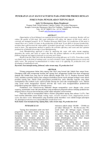 penerapan lean manufacturing pada industri