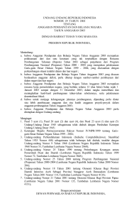 undang-undang republik indonesia nomor 29 tahun 2002