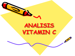 analisis vitamin c