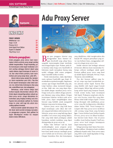 Adu Proxy Server - Komunitas Indonesia Open Source