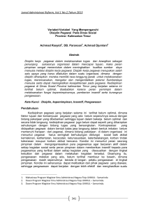 Jurnal Administrasi Reform, Vol.1 No.2,Tahun - E