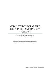 modul student-centered e-learning environment - KALBE E