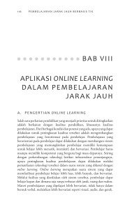 Pendidikan Jarak jauh berbasis Teknologi Informasi dan Komunikasi