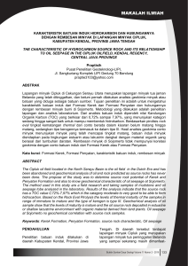 makalah ilmiah - Buletin Sumber Daya Geologi