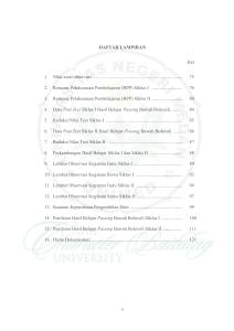 DAFTAR LAMPIRAN Hal 1. Nilai awal observasi