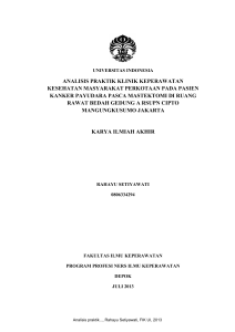 analisis praktik klinik keperawatan kesehatan masyarakat perkotaan