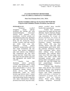 ISSN : 2337 – 9561 Jurnal Pendidikan Kesehatan Rekreasi Volume 1