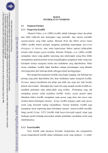 BAB II PENDEKATAN TEORITIS 2.1 Tinjauan