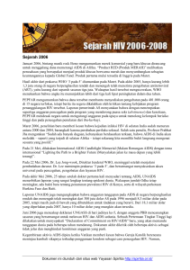 Sejarah HIV 2006-2008