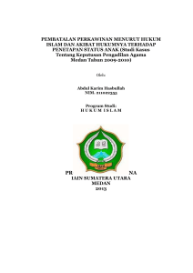 program pascasarjana - Repository UIN Sumatera Utara