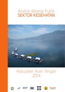 sektor kesehatan - Analisis Belanja Publik Aceh