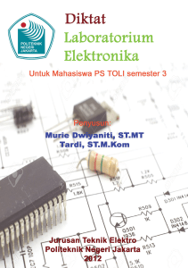 Modul Laboratorium elektronika - TOLI PNJ (teknik otomasi listrik