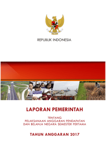 Laporan Semester I APBN Tahun 2017