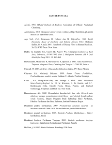 DAFTAR PUSTAKA AOAC. 1995. Official Methods of Analysis