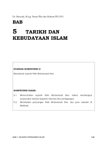 Dr. Marzuki, M.Ag. Buku PAI SMP - 8 Sejarah Bab 5