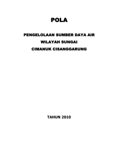 2010_Pola PSDA Cimanuk-Cisanggarung