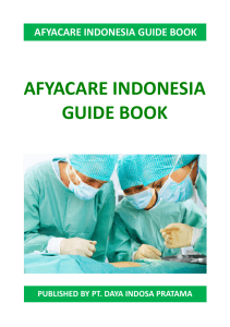 afyacare indonesia guide book