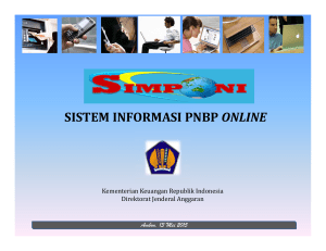 sistem informasi pnbp online - acch-kpk